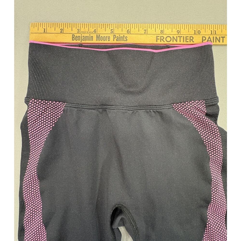 Victoria’s Secret PINK Active Leggings Pink & Black Women’s Size Small - Picture 6 of 7